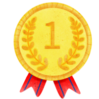 konkurrens vinnare medalj png