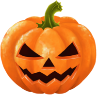 personaje de calabaza de halloween png