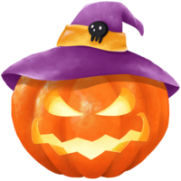 personagem de abóbora de halloween png