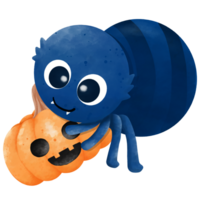 Halloween Spinne Charakter png
