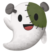 personagem fantasma de halloween png