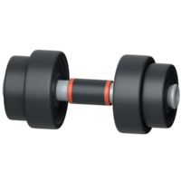 3d icono ilustración dumbell png