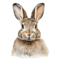 Hase isoliert auf transparent Hintergrund . ai generiert png