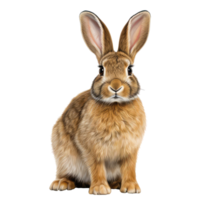 rabbit isolated on transparent background . AI Generated png