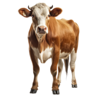 Cow isolated on transparent background . AI Generated png