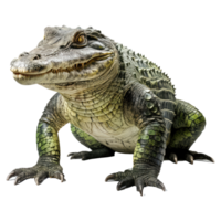 Crocodile isolated on transparent background . AI Generated png
