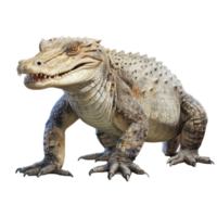 Crocodile isolated on transparent background . AI Generated png