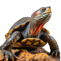 Schildkröte isoliert auf transparent Hintergrund . ai generiert png