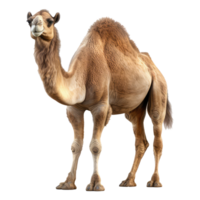 Camel isolated on transparent background . AI Generated png