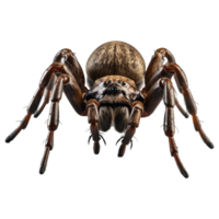 Spider isolated on transparent background . AI Generated png