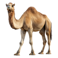 Camel isolated on transparent background . AI Generated png