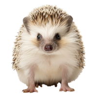 Hedgehog isolated on transparent background . AI Generated png