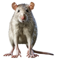 Rat isolated on transparent background . AI Generated png
