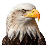 Eagle isolated on transparent background . AI Generated png