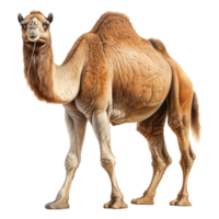 Camel isolated on transparent background . AI Generated png