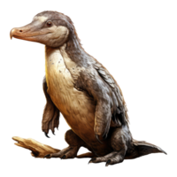 Platypus isolated on transparent background . AI Generated png