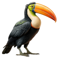 toucan isolated on transparent background . AI Generated png