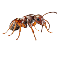 ant isolated on transparent background . AI Generated png