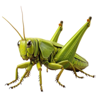 Grasshopper isolated on transparent background . AI Generated png