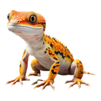 Gecko isolated on transparent background . AI Generated png