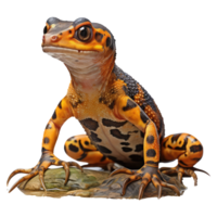 Salamander isolated on transparent background . AI Generated png