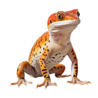 Gecko isoliert auf transparent Hintergrund . ai generiert png