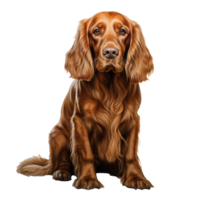 Cocker Spaniel dog isolated on transparent background . AI Generated png