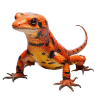 Gecko isolated on transparent background . AI Generated png