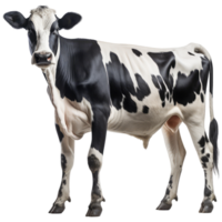 vaca isolado em transparente fundo . ai gerado png