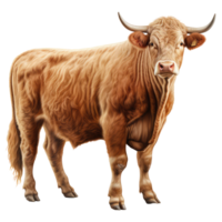 holstein vaca isolado em transparente fundo . ai gerado png