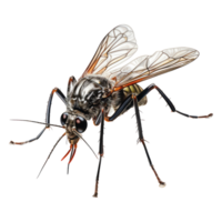mosquito isolated on transparent background . AI Generated png