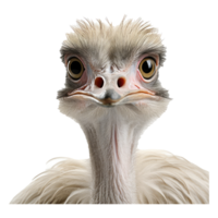 ostrich isolated on transparent background . AI Generated png