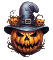 scary halloween cartoon . AI Generated png