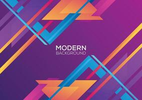 modern gradient geometric background design vector