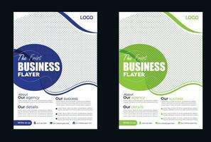 flyer design business a4 size vector