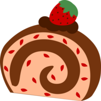 delizioso rotolo torta png