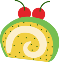 delizioso rotolo torta png