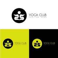 yoga club logo diseño, zen y meditación logotipos, yoga estudio logo foto