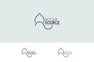 A logo design,A S logo,Flat logo design,Accua source logo design vector