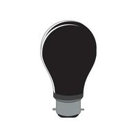 light bulb icon set isolated on gray background. Render cartoon style minimal yellow, transparent glass light bulb. Creativity idea, business success, vector