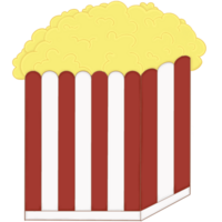 süß Popcorn Zeichnung png