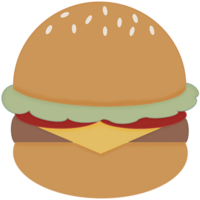 mignonne Hamburger dessin png