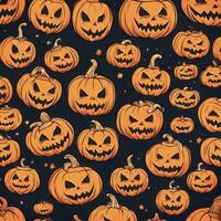 Spooky Retro Style Halloween Background photo