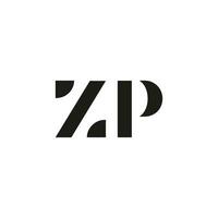 ZP initial logo vector