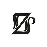 ZP initial logo vector