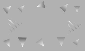 creative design illustration of gradient abstract background with triangle shape pattern, in white and gray colors. vector