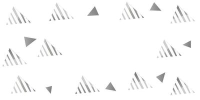 creative design illustration of gradient abstract background with triangle shape pattern, in white and gray colors. vector