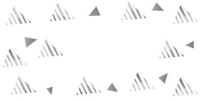 creative design illustration of gradient abstract background with triangle shape pattern, in white and gray colors. vector