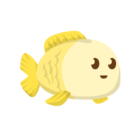 amarelo peixe ilustrações png