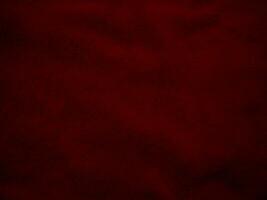 Red velvet fabric texture used as background. Empty red fabric background of soft and smooth textile material. There is space for text. photo